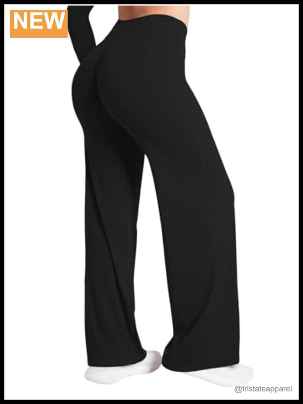 Sunzel High Waisted Straight Wide Leg Yoga Pants Tummy Control